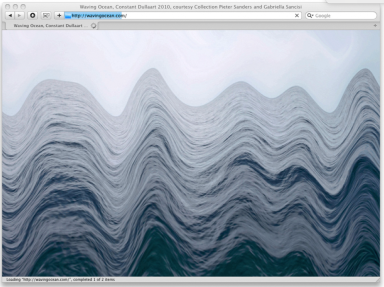 @Constant Dullart, Waving Ocean, 2010 