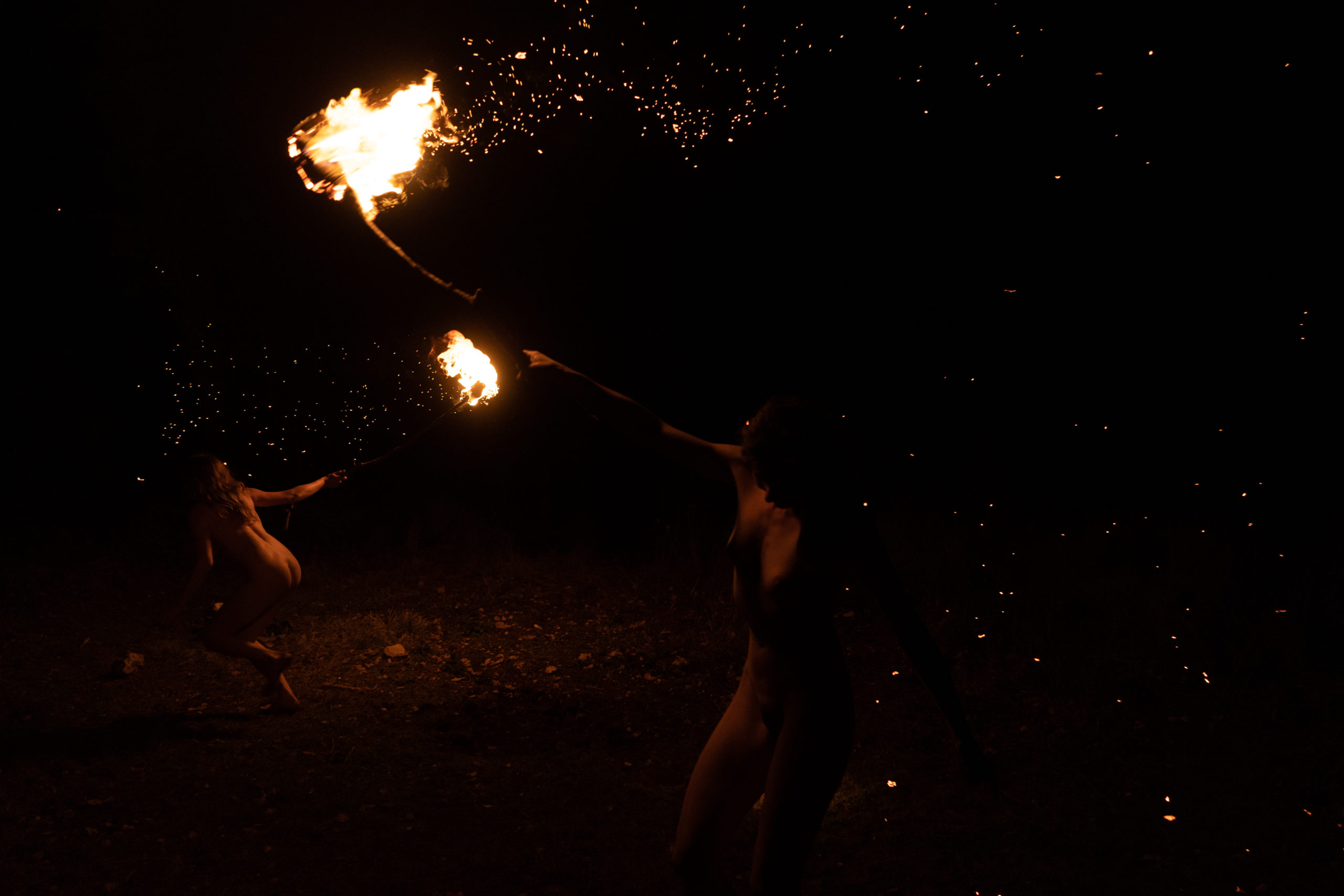 © Benoit  Barbagli, Le temps du feu, Aire Saint-Michel, 2020  