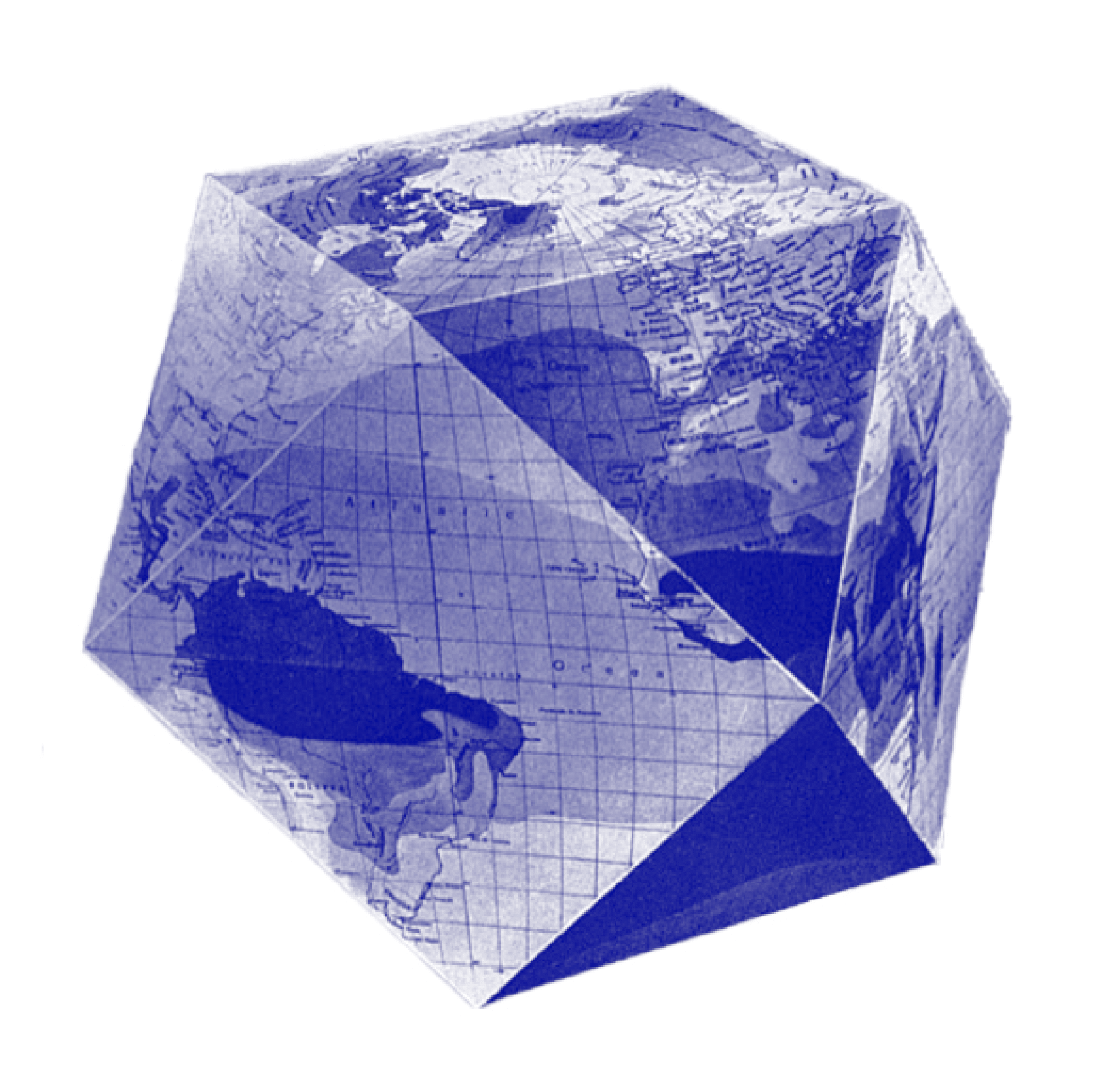 © Fuller dymaxion globe; D.R estate R. Buckminster Fuller
