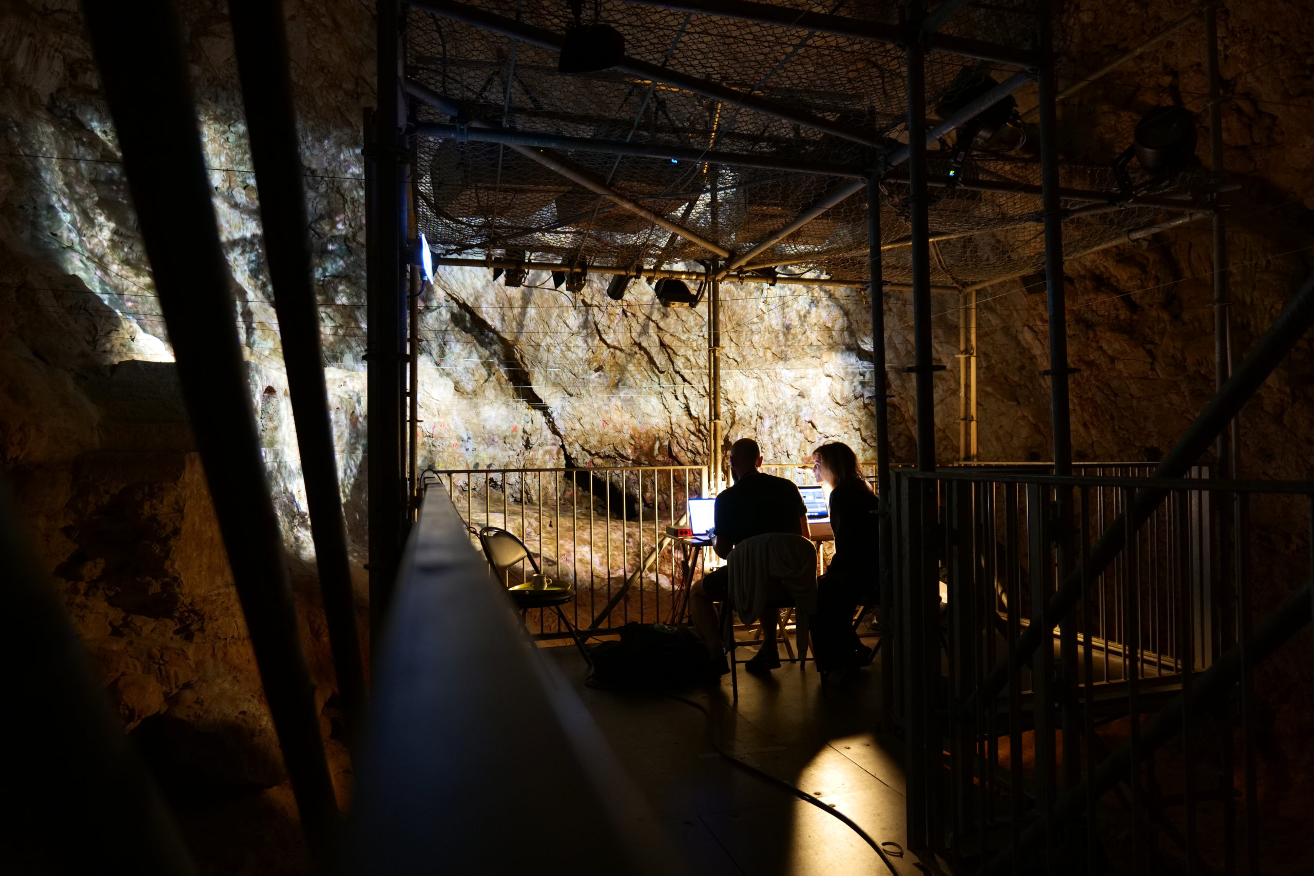 Hyperphantasia, résidence dans la Grotte du Lazaret - Festival OVNi © Justine EMARD 2023 - Adagp, Paris 