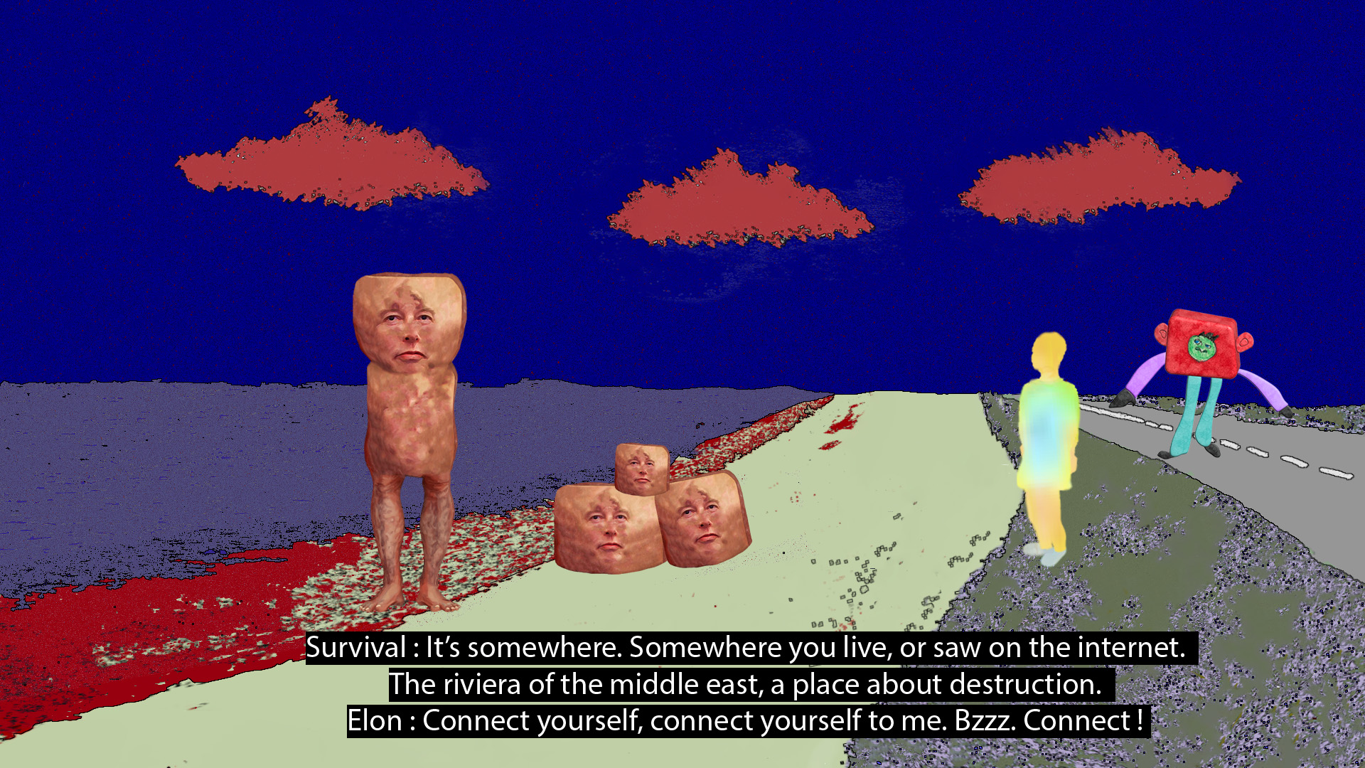 Ramblings on Survival, animation, 2026